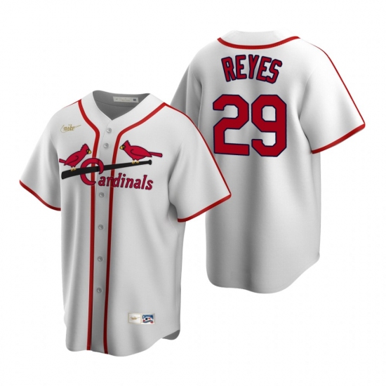 Men's Nike St. Louis Cardinals 29 Alex Reyes White Cooperstown Collection Home Stitched Baseball Jersey