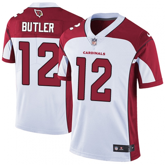 Men's Nike Arizona Cardinals 12 Brice Butler White Vapor Untouchable Limited Player NFL Jersey