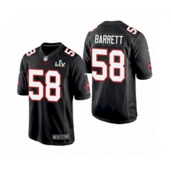 Youth Tampa Bay Buccaneers 58 Shaquil Barrett Black Fashion Super Bowl LV Jersey