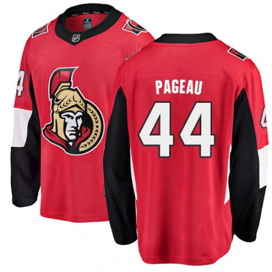 Youth Ottawa Senators 44 Jean-Gabriel Pageau Fanatics Branded Red Home Breakaway NHL Jersey