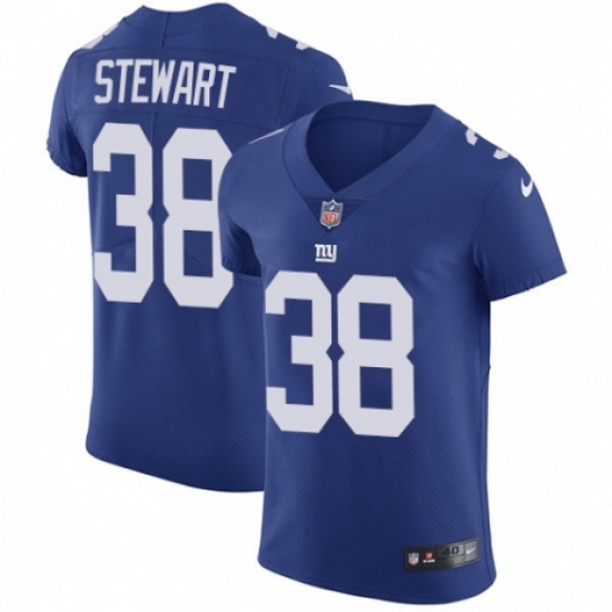 Men's Nike New York Giants 38 Jonathan Stewart Royal Blue Team Color Vapor Untouchable Elite Player NFL Jersey