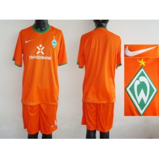 Bremen Blank Orange Third Soccer Club Jersey