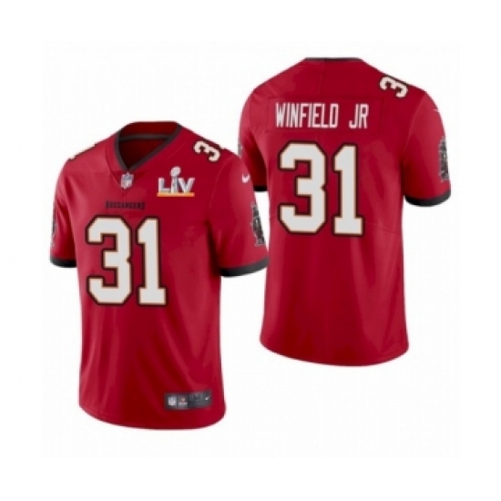 Women's Tampa Bay Buccaneers 31Antoine Winfield Jr Red Super Bowl LV Jersey