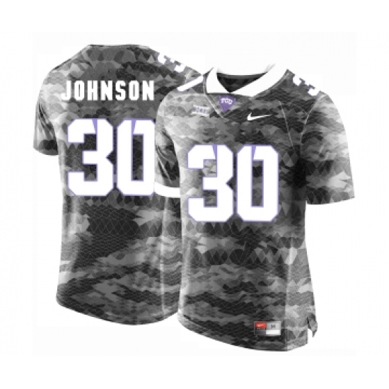 TCU Horned Frogs 30 Denzel Johnson Gray College Football Limited Jersey