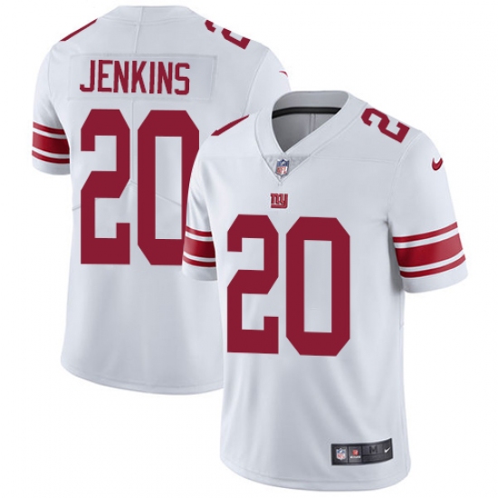 Men's Nike New York Giants 20 Janoris Jenkins White Vapor Untouchable Limited Player NFL Jersey