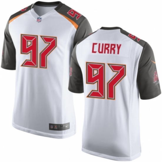Youth Nike Tampa Bay Buccaneers 97 Vinny Curry Game White NFL Jersey