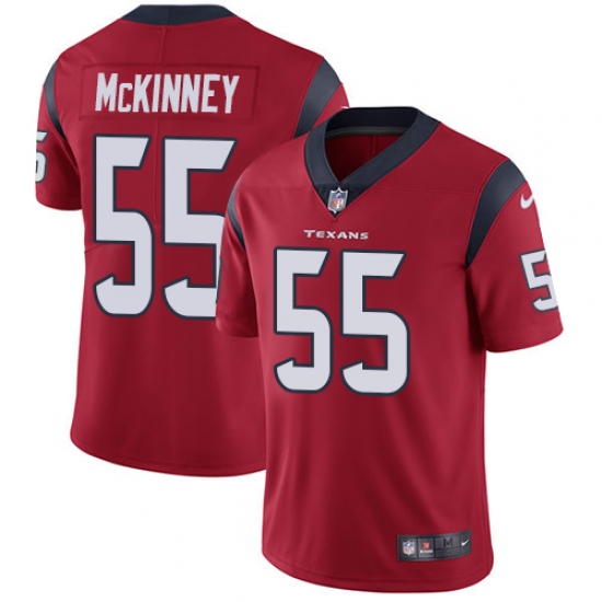 Men's Nike Houston Texans 55 Benardrick McKinney Limited Red Alternate Vapor Untouchable NFL Jersey