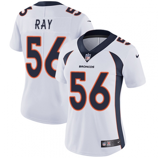 Women's Nike Denver Broncos 56 Shane Ray White Vapor Untouchable Limited Player NFL Jersey