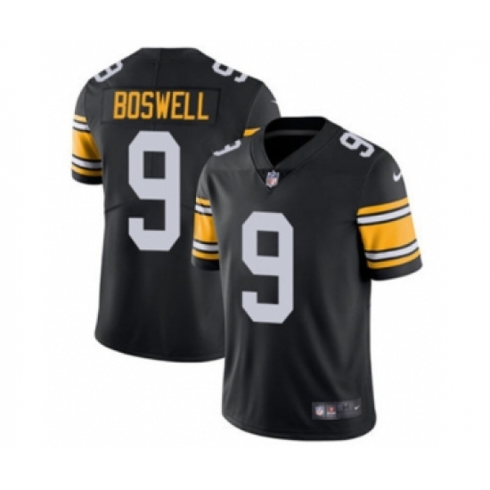 Men's Pittsburgh Steelers 9 Chris Boswell Black Vapor Untouchable Stitched Jersey