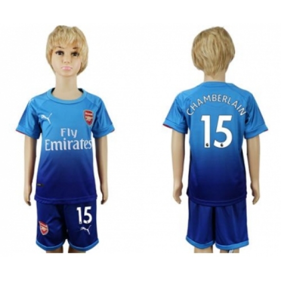 Arsenal 15 Chamberlain Away Kid Soccer Club Jersey