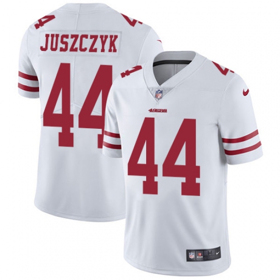 Youth Nike San Francisco 49ers 44 Kyle Juszczyk White Vapor Untouchable Limited Player NFL Jersey