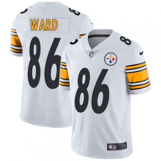 Youth Nike Pittsburgh Steelers 86 Hines Ward White Vapor Untouchable Limited Player NFL Jersey