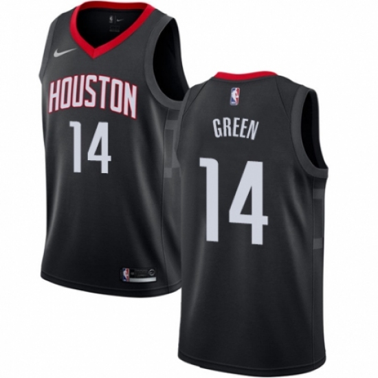 Women's Nike Houston Rockets 14 Gerald Green Swingman Black NBA Jersey Statement Edition