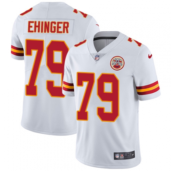 Men's Nike Kansas City Chiefs 79 Parker Ehinger White Vapor Untouchable Limited Player NFL Jersey