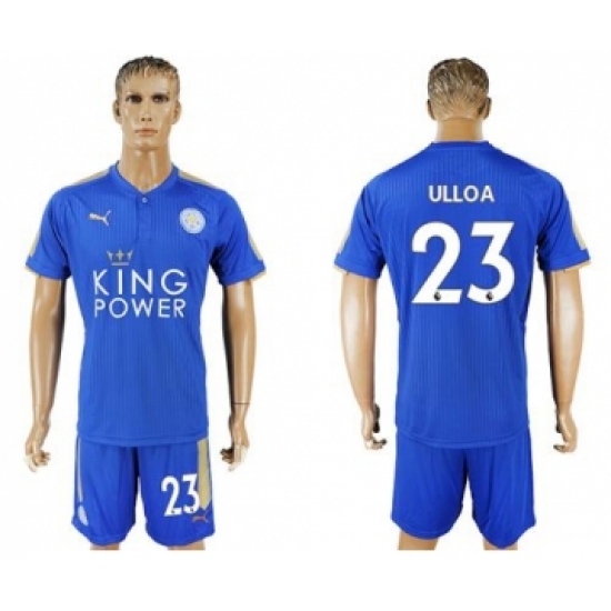 Leicester City 23 Ulloa Home Soccer Club Jersey