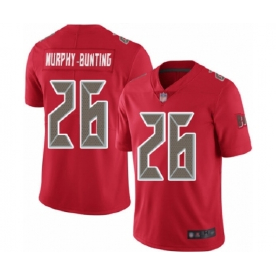 Youth Tampa Bay Buccaneers 26 Sean Murphy-Bunting Limited Red Rush Vapor Untouchable Football Jersey