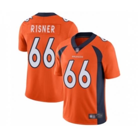 Youth Denver Broncos 66 Dalton Risner Orange Team Color Vapor Untouchable Limited Player Football Jersey