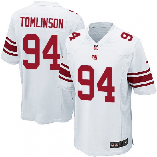Men's Nike New York Giants 94 Dalvin Tomlinson Game White NFL Jersey