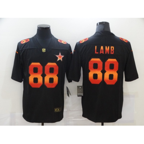 Men's Dallas Cowboys 88 CeeDee Lamb Black colorful Nike Limited Jersey