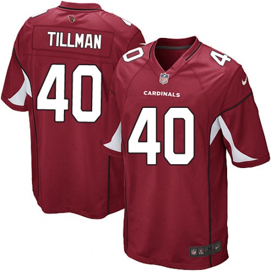 Men's Nike Arizona Cardinals 40 Pat Tillman Game Red Team Color NFL Jersey
