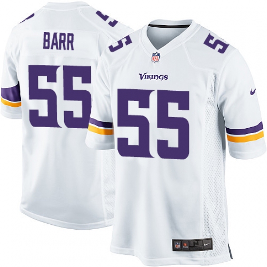 Men's Nike Minnesota Vikings 55 Anthony Barr Game White NFL Jersey