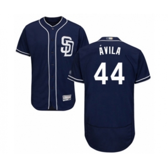 Men's San Diego Padres 44 Pedro Avila Navy Blue Alternate Flex Base Authentic Collection Baseball Player Jersey