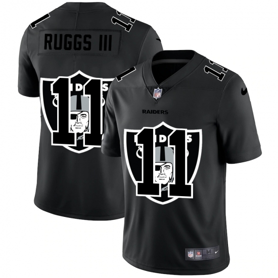 Men's Oakland Raiders 11 Henry Ruggs III Black Nike Black Shadow Edition Limited Jersey