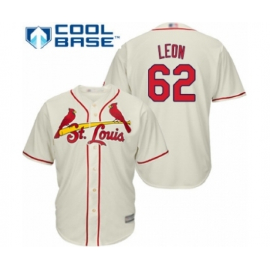 Youth St. Louis Cardinals 62 Daniel Ponce de Leon Authentic Cream Alternate Cool Base Baseball Player Jersey