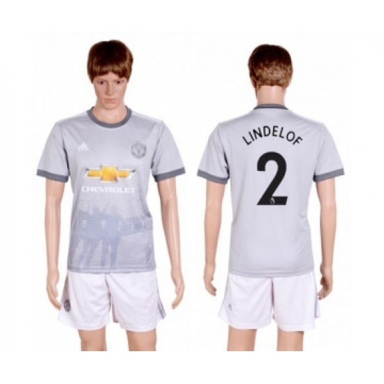 Manchester United 2 Lindelof Sec Away Soccer Club Jersey