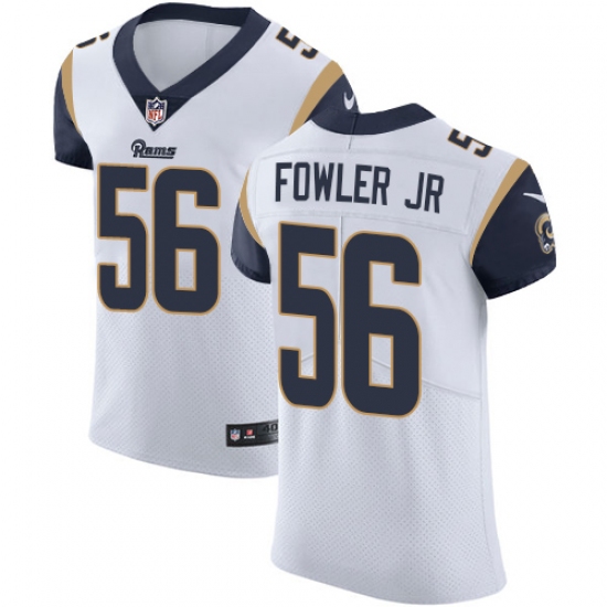 Men's Nike Los Angeles Rams 56 Dante Fowler Jr White Vapor Untouchable Elite Player NFL Jersey