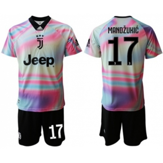 Juventus 17 Mandzukic Anniversary Soccer Club Jersey