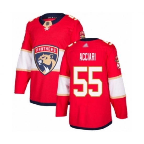 Youth Florida Panthers 55 Noel Acciari Authentic Red Home Hockey Jersey