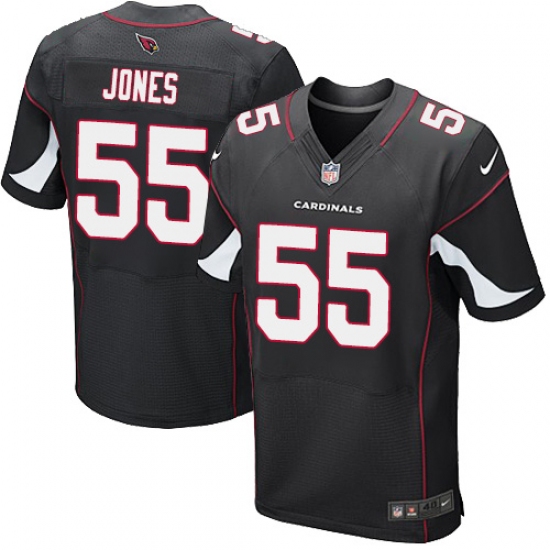 Men's Nike Arizona Cardinals 55 Chandler Jones Elite Black Alternate NFL Jersey