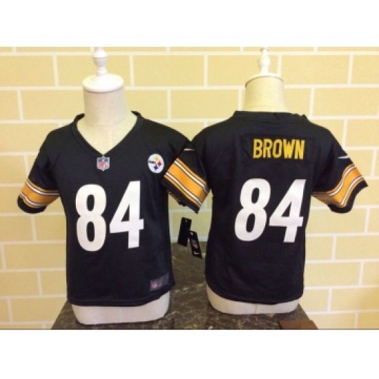 Toddler Pittsburgh Steelers 84 Antonio Brown Team Color NFL Nike Jersey