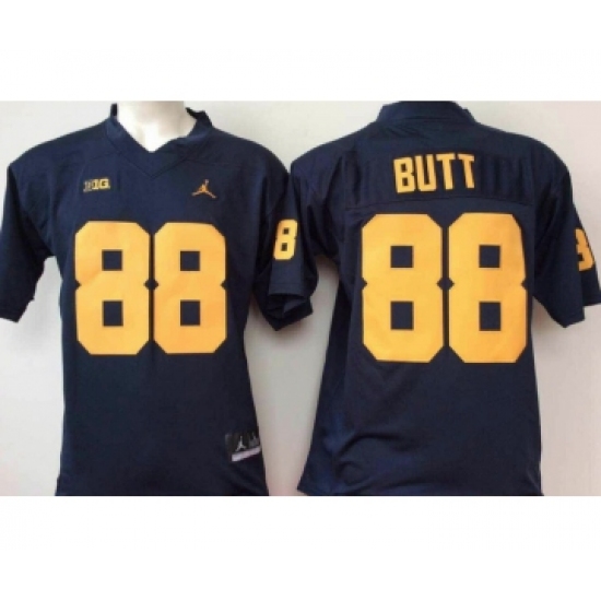 Michigan Wolverines 88 Jake Butt Navy College Football Jersey