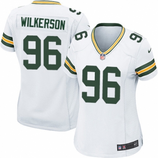 Women's Nike Green Bay Packers 96 Muhammad Wilkerson Game White NFL Jersey