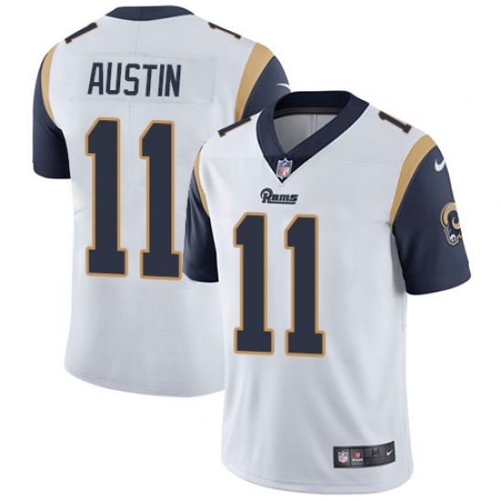 Men's Nike Los Angeles Rams 11 Tavon Austin White Vapor Untouchable Limited Player NFL Jersey