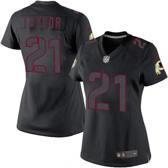 Women's Nike Washington Redskins 21 Sean Taylor Limited Black Impact NFL Jersey