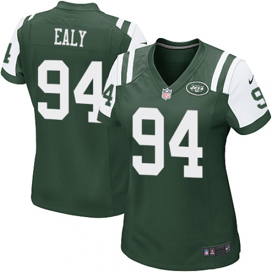 Women's Nike New York Jets 94 Kony Ealy Game Green Team Color NFL Jersey