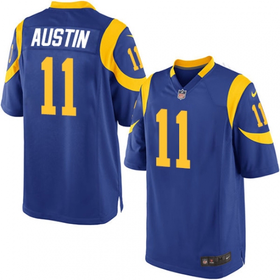 Men's Nike Los Angeles Rams 11 Tavon Austin Game Royal Blue Alternate NFL Jersey