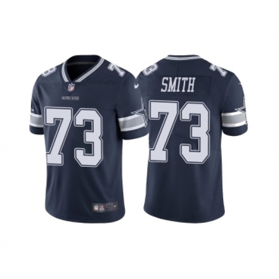 Men's Dallas Cowboys 73 Tyler Smith Navy Vapor Limited Stitched Jersey