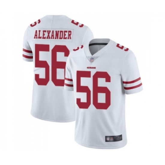 Men's San Francisco 49ers 56 Kwon Alexander White Vapor Untouchable Limited Player Football Jersey