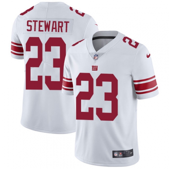 Youth Nike New York Giants 23 Jonathan Stewart White Vapor Untouchable Limited Player NFL Jersey