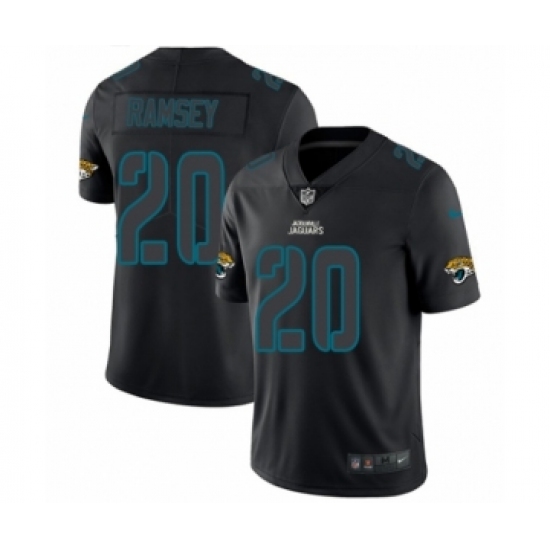 Men's Nike Jacksonville Jaguars 20 Jalen Ramsey Limited Black Rush Impact NFL Jersey