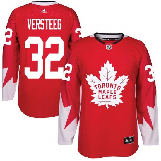 Men's Adidas Toronto Maple Leafs 32 Kris Versteeg Premier Red Alternate NHL Jersey