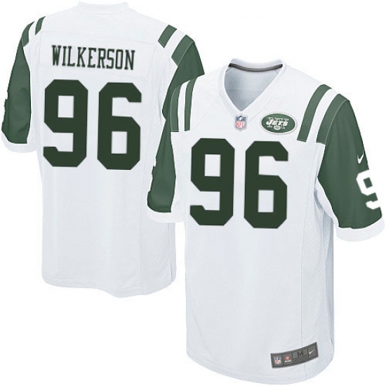 Men's Nike New York Jets 96 Muhammad Wilkerson Game White NFL Jersey