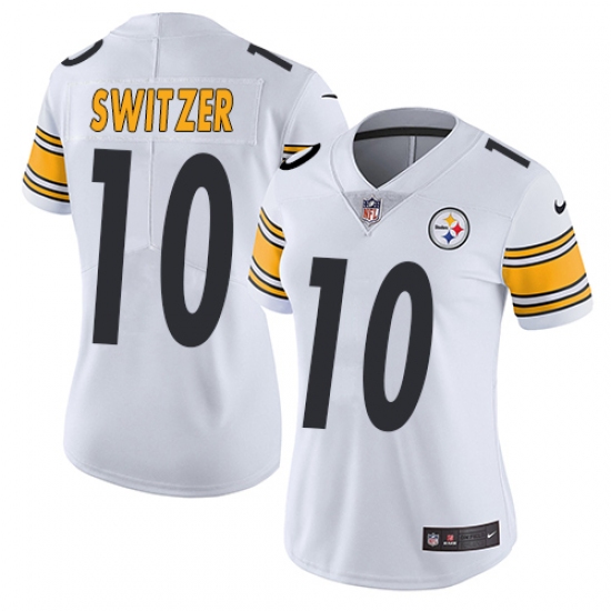 Women Nike Pittsburgh Steelers 10 Ryan Switzer White Vapor Untouchable Limited Player NFL Jersey