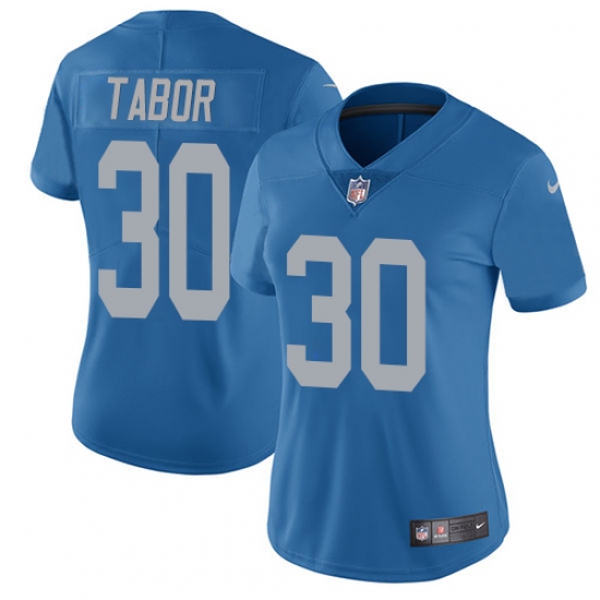 Women's Nike Detroit Lions 55 Jon Bostic Limited Blue Alternate Vapor Untouchable NFL Jersey