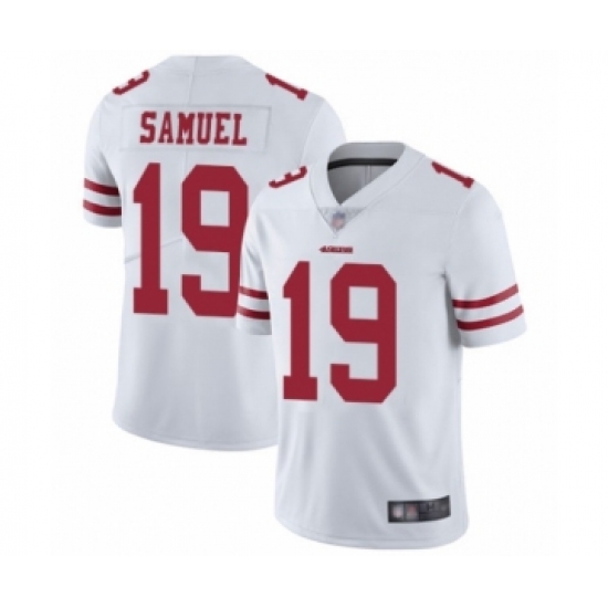 Youth San Francisco 49ers 19 Deebo Samuel White Vapor Untouchable Limited Player Football Jersey