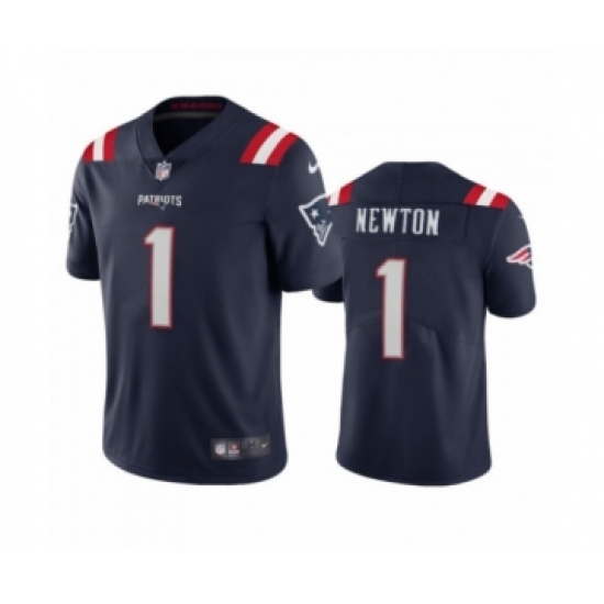 New England Patriots 1 Cam Newton Navy 2020 Vapor Limited Jersey